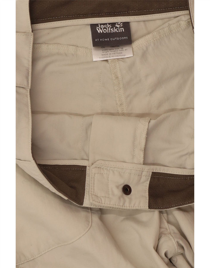 Jack Wolfskin Pantalones cargo para mujer UK 8 Small W30 L31 Poliamida beige