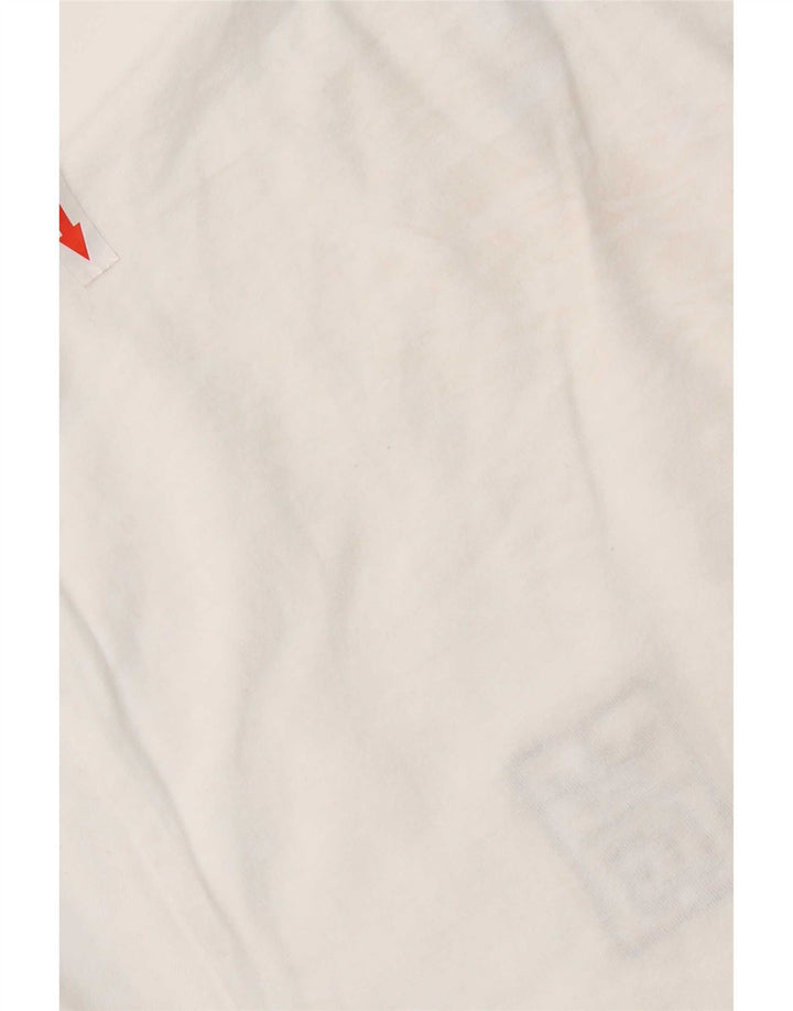 Adidas - Camiseta para hombre, talla grande, algodón blanco