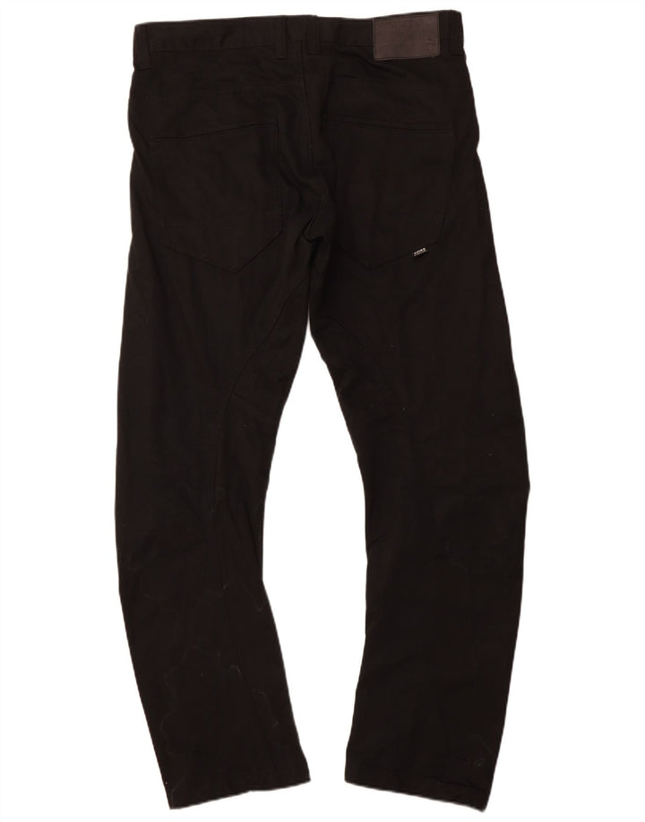 JACK & JONES Pantalones casuales para hombre Banana Slim W34 L32 Algodón negro
