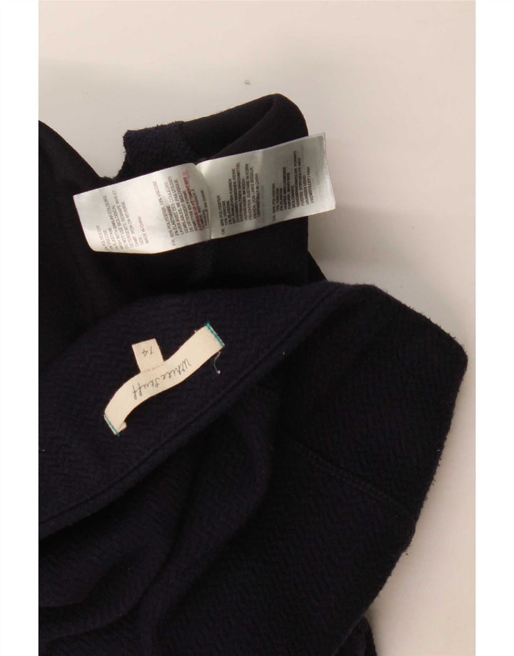 Falda recta para mujer White Stuff UK 44 Large W36 Poliéster azul marino