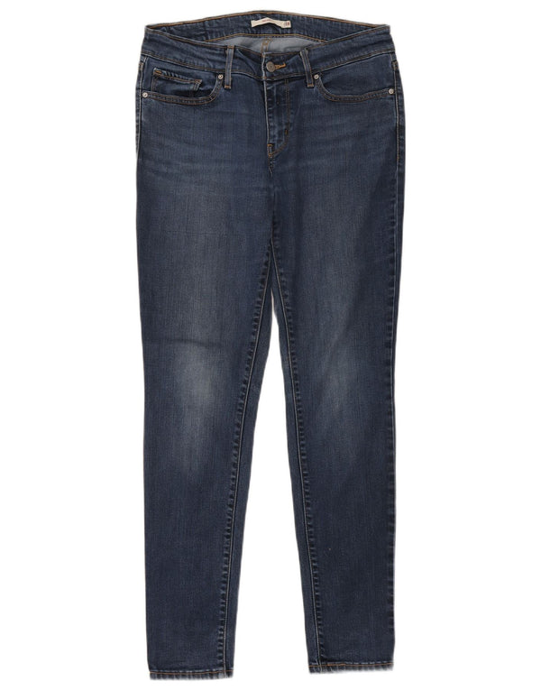 Vaqueros Levi's Mujer 711 Skinny W28 L30 Lyocell Azul Marino