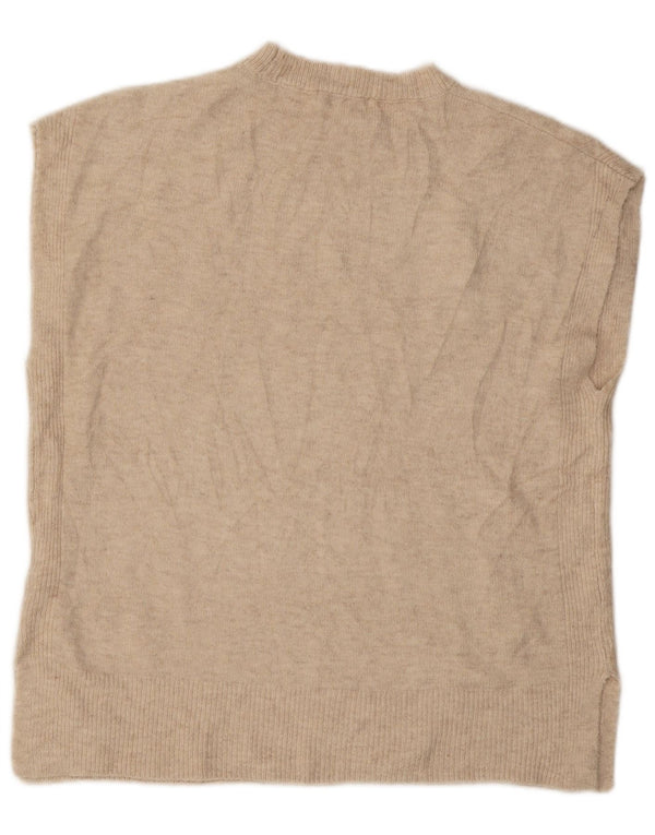 Marks & Spencer - Camiseta sin mangas para mujer, talla 40, talla grande, acrílico beige