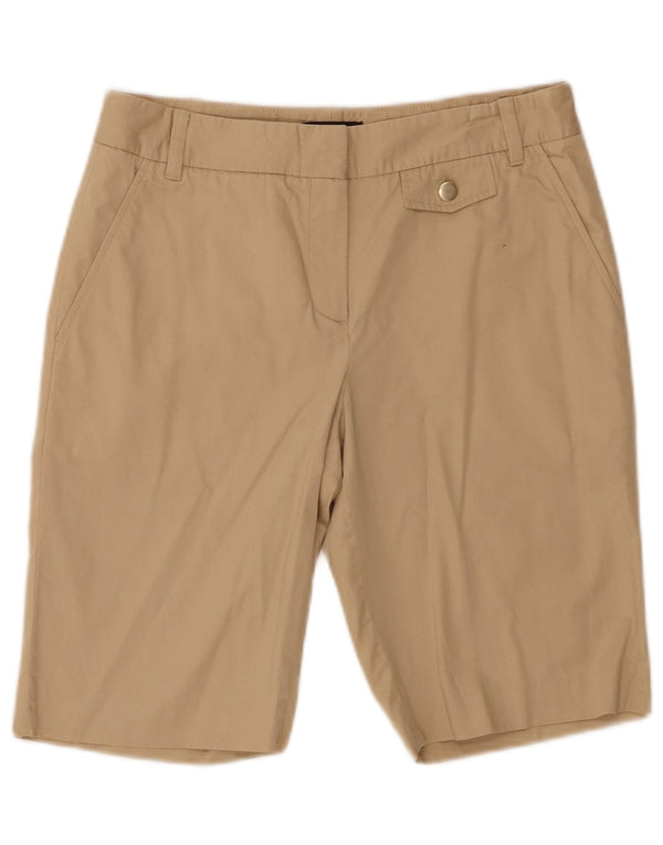 Pantalones Cortos Chinos Massimo Dutti Mujer W26 Small Beige Algodón