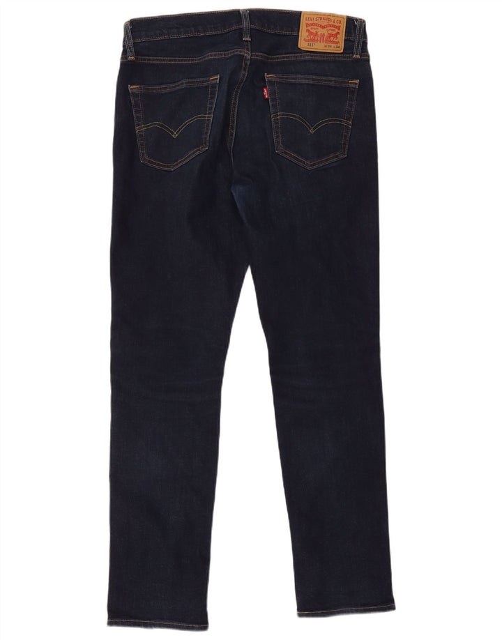 Levi's Hombre 511 Slim Jeans W34 L34 Algodón Azul Marino