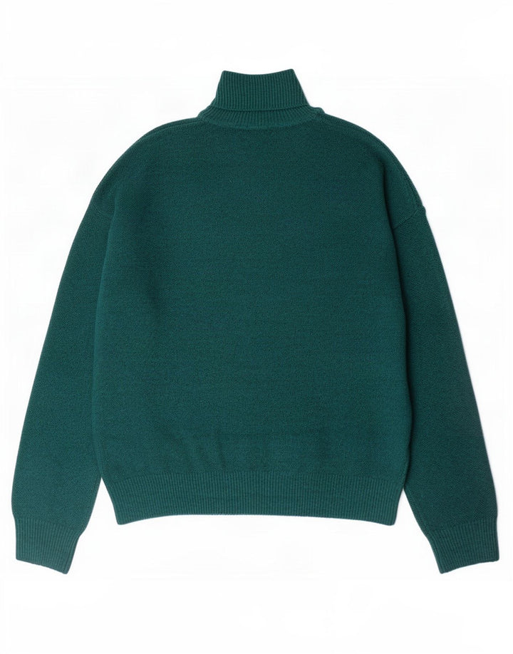 Marks & Spencer - Jersey con cuello alto para mujer, talla 40, color verde medio