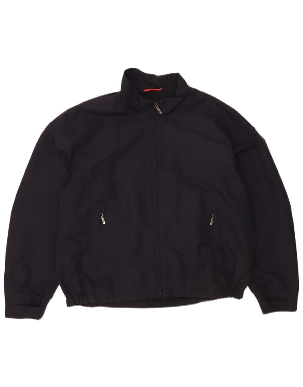 Ivy Oxford Chaqueta impermeable para hombre IT 56 3XL Azul marino Poliéster