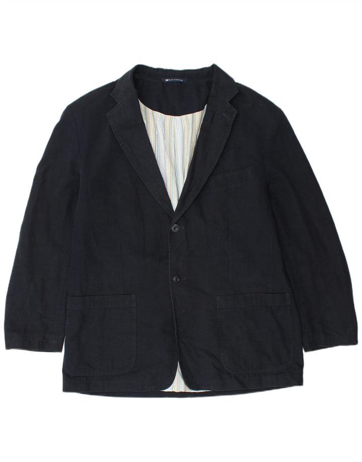 Marks & Spencer Chaqueta tipo blazer de 2 botones para hombre UK 40 Large Viscosa azul marino