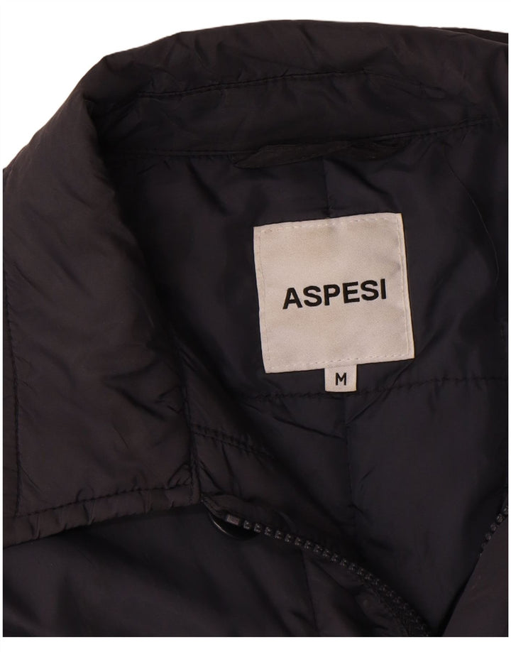 Aspesi Chaqueta utilitaria para hombre UK 38 Medium Azul marino Poliamida
