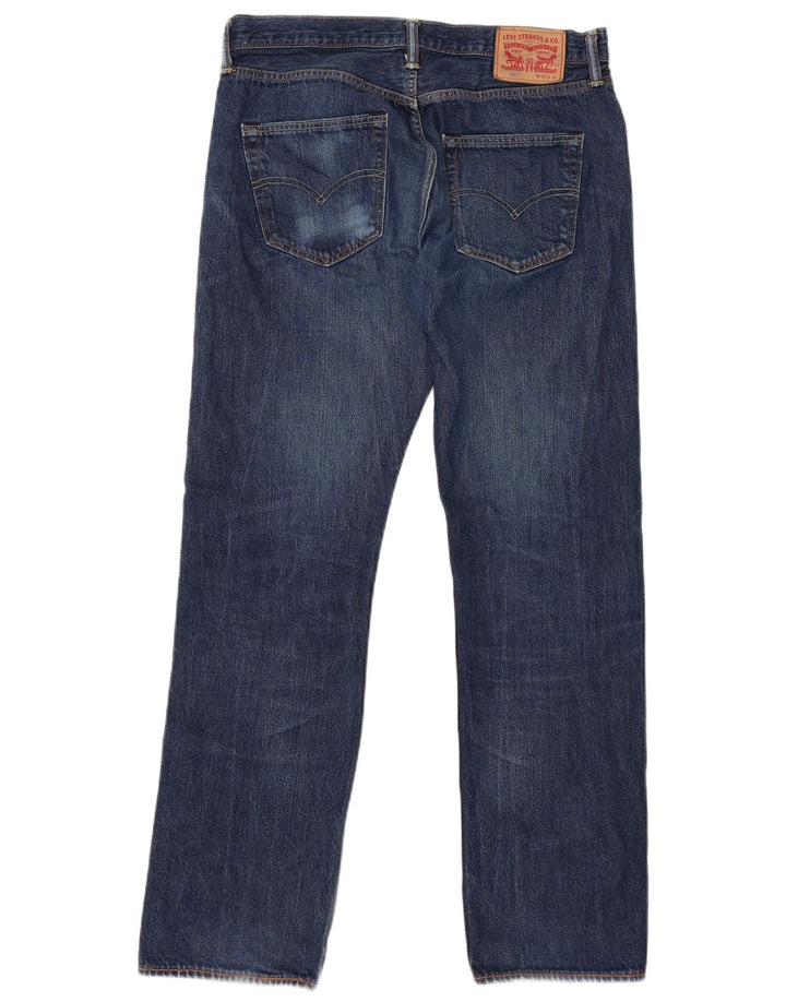 LEVI'S Vaqueros rectos 501 para hombre W34 L34 Azul