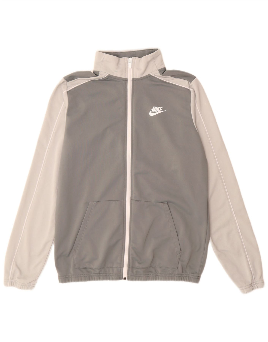 Nike Chaqueta de chándal para niño 13-14 años XL Gris Poliéster