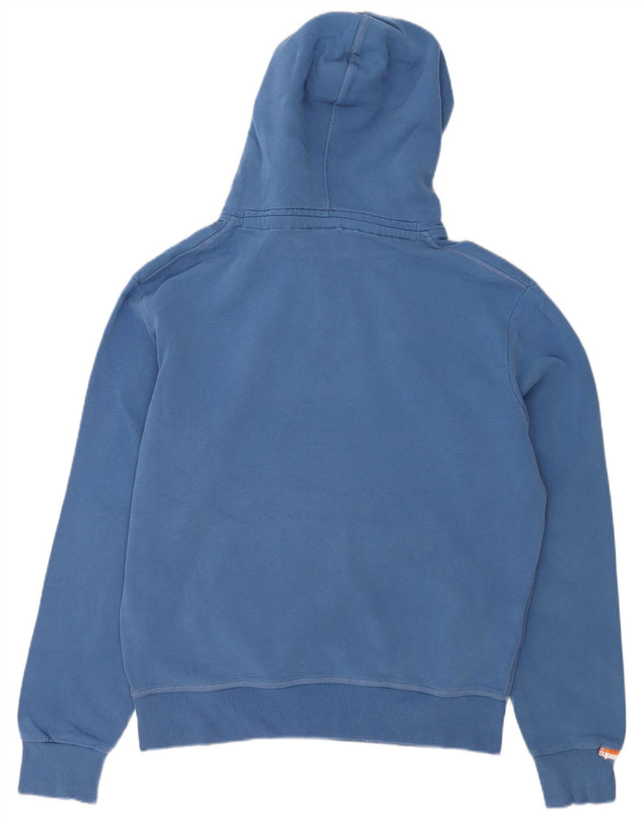 Superdry Jersey con capucha para hombre 2XL Algodón azul