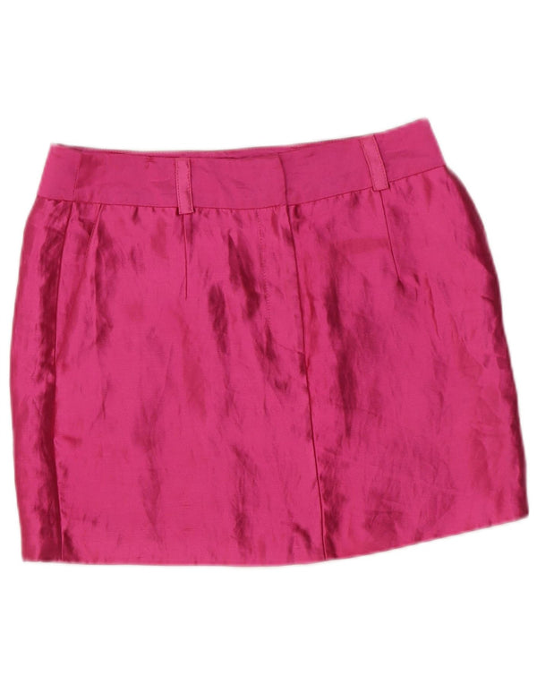 Topshop Minifalda para mujer UK 10 Small W30 Rosa