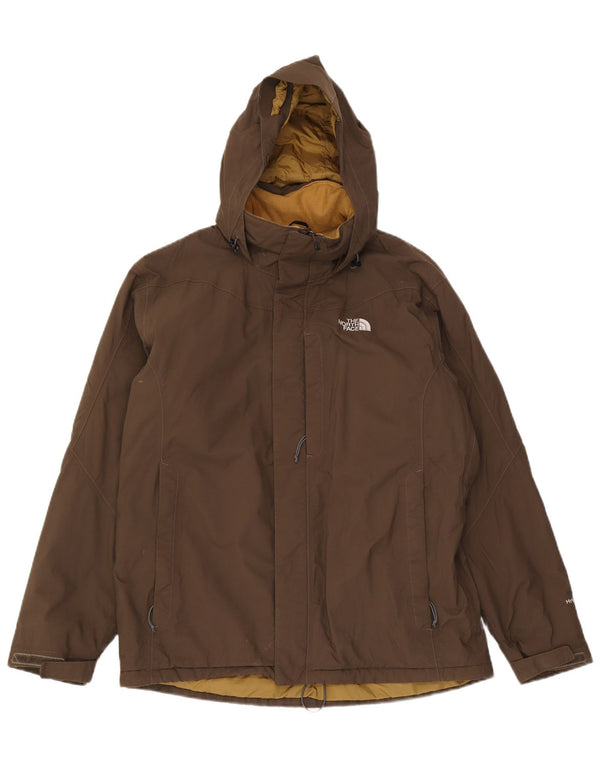 The North Face Chaqueta cortavientos con capucha para hombre UK 40 Large Caqui Poliéster
