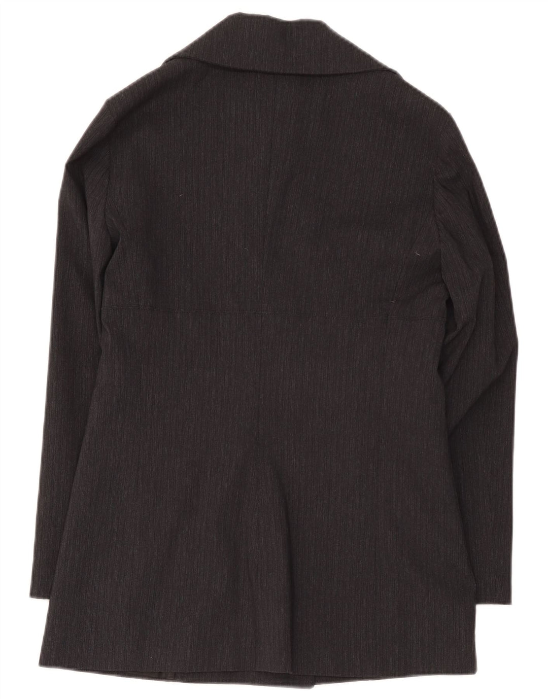 Terranova Chaquetón para mujer UK 10 Small Viscosa a rayas negras