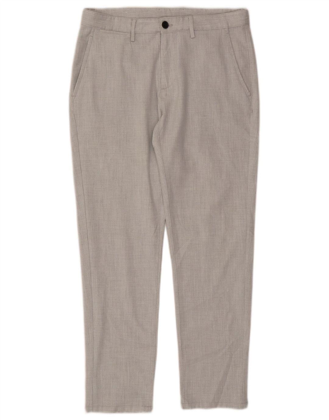 Zara Mens Slim Chino Pantalones EU 40 Medium W31 L28 Gris