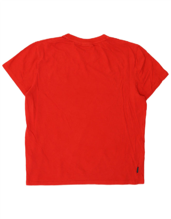 Superdry Camiseta Hombre Top XL Algodón Rojo