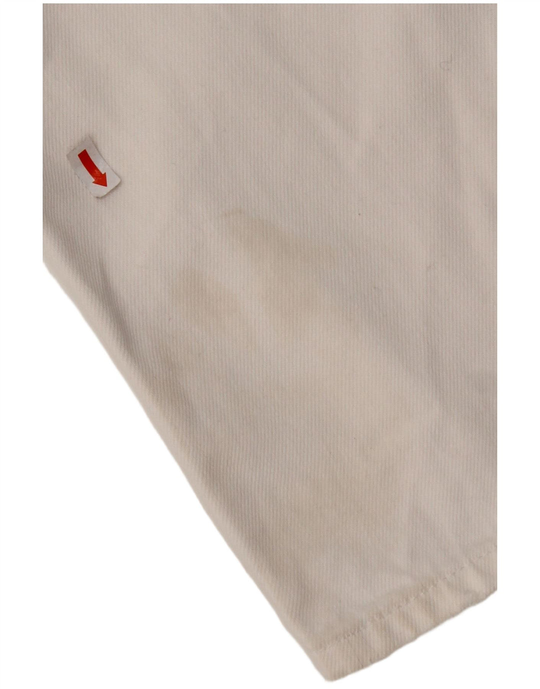 TOMMY HILFIGER Vaqueros rectos desgastados para mujer W29 L28 Algodón blanco