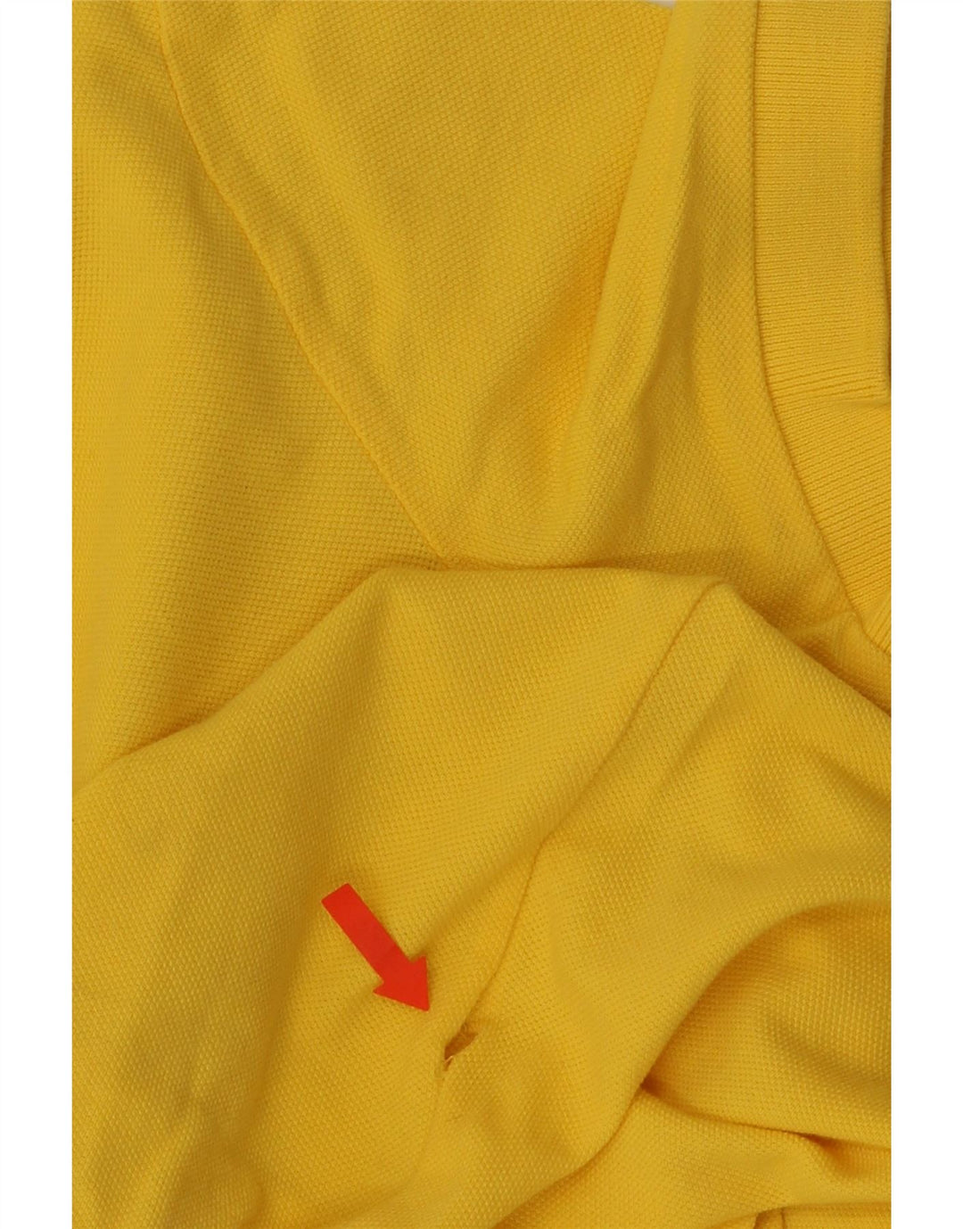 Benetton Polo Hombre Amarillo Pequeño