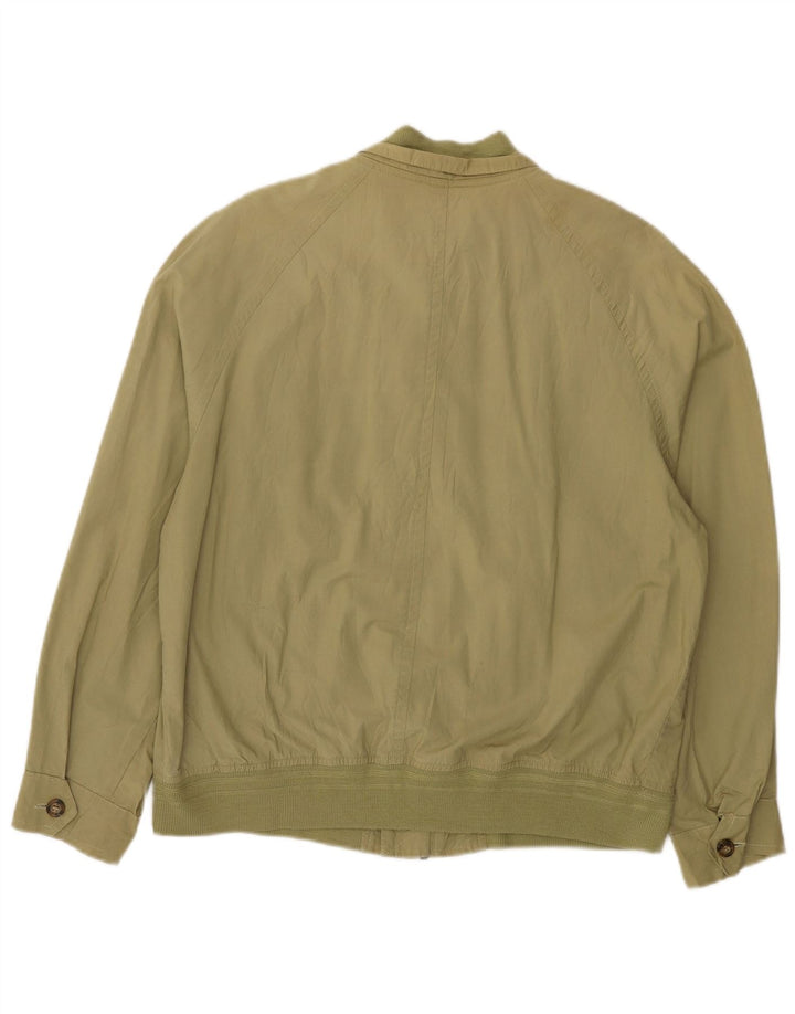 Chaqueta bomber para hombre Green Leaves IT 48 Algodón caqui medio