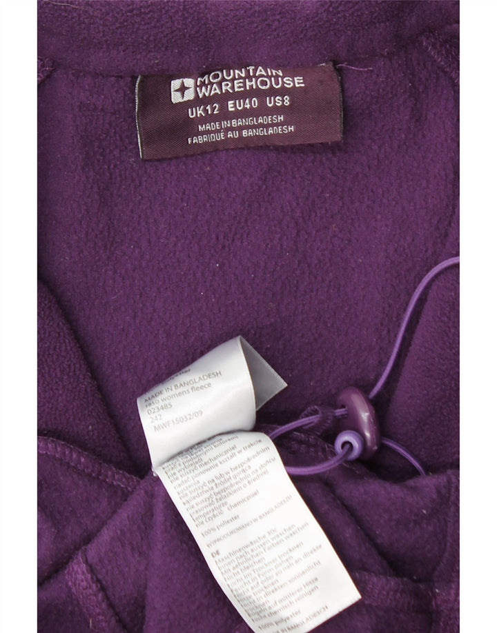 Chaqueta polar para mujer Mountain Warehouse UK 42 Poliéster morado mediano