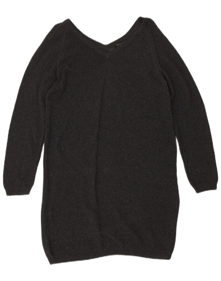 Massimo Dutti Vestido Jersey para Mujer UK 44 Gris Medio
