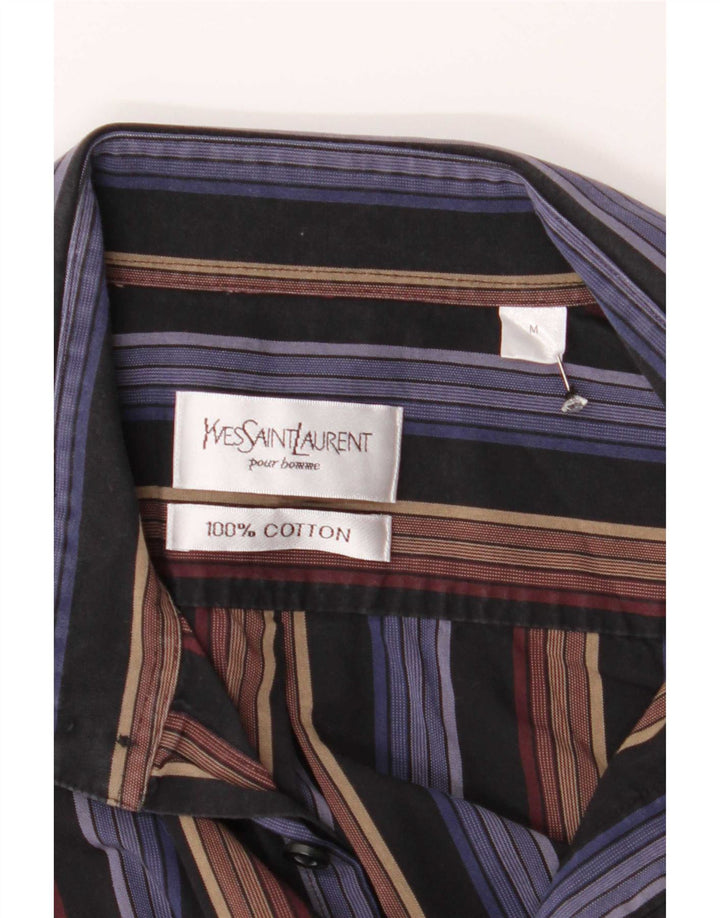 Camisa Yves Saint Laurent Hombre Mediana Algodón Rayas Multicolor