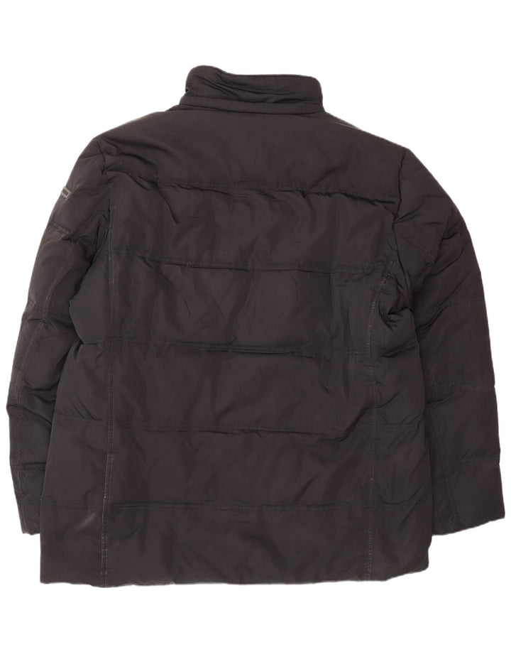 TRUSSARDI JEANS Chaqueta acolchada para hombre IT 56 3XL Negro Poliéster