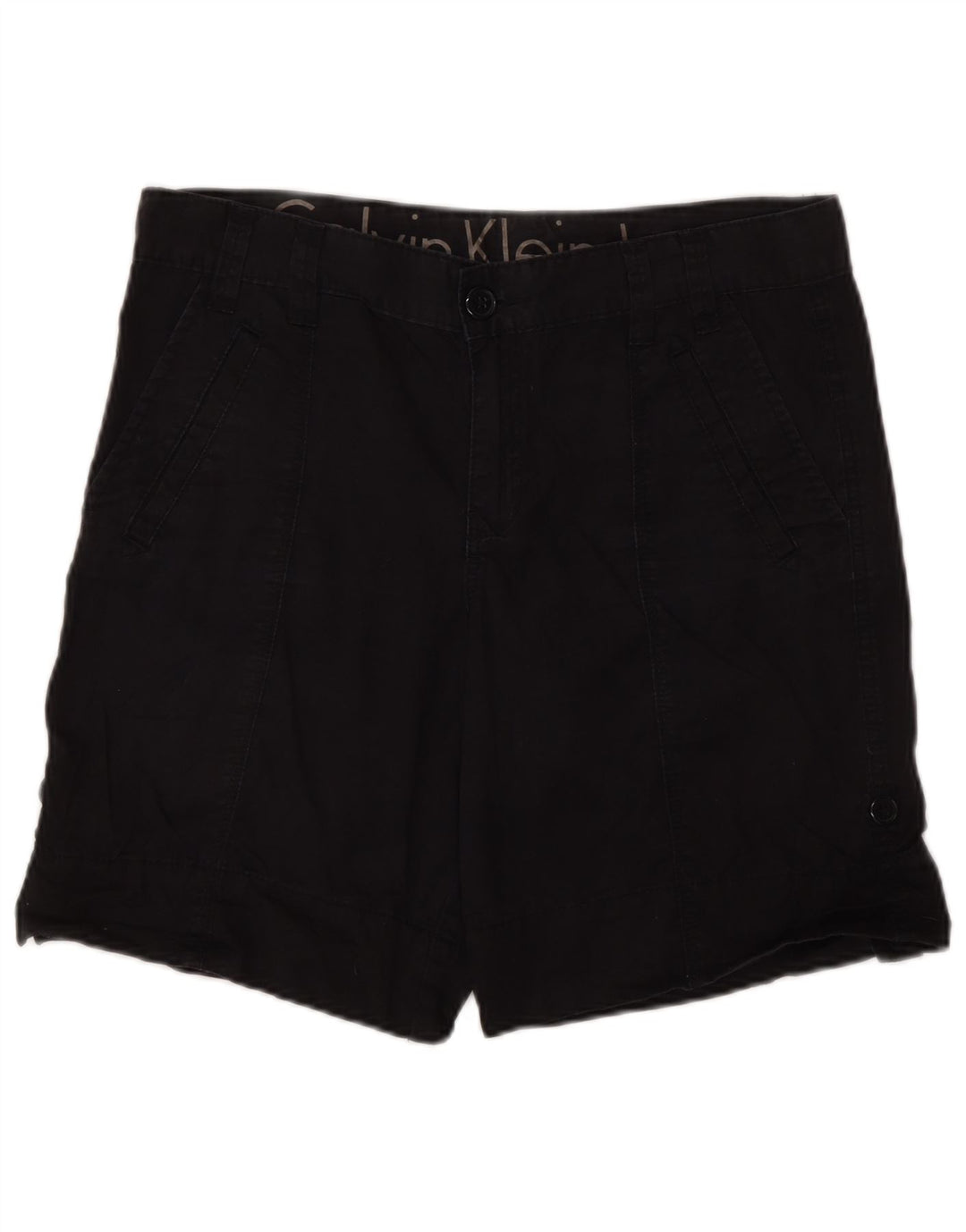 CALVIN KLEIN Shorts cargo para mujer US 6 Medium W30 Algodón negro