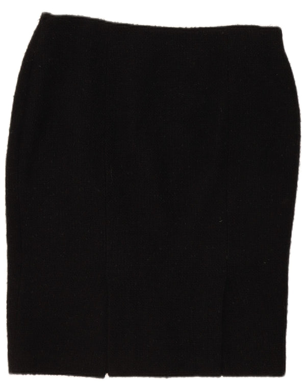 Hobbs Falda lápiz para mujer UK 16 Large W36 Lana negra
