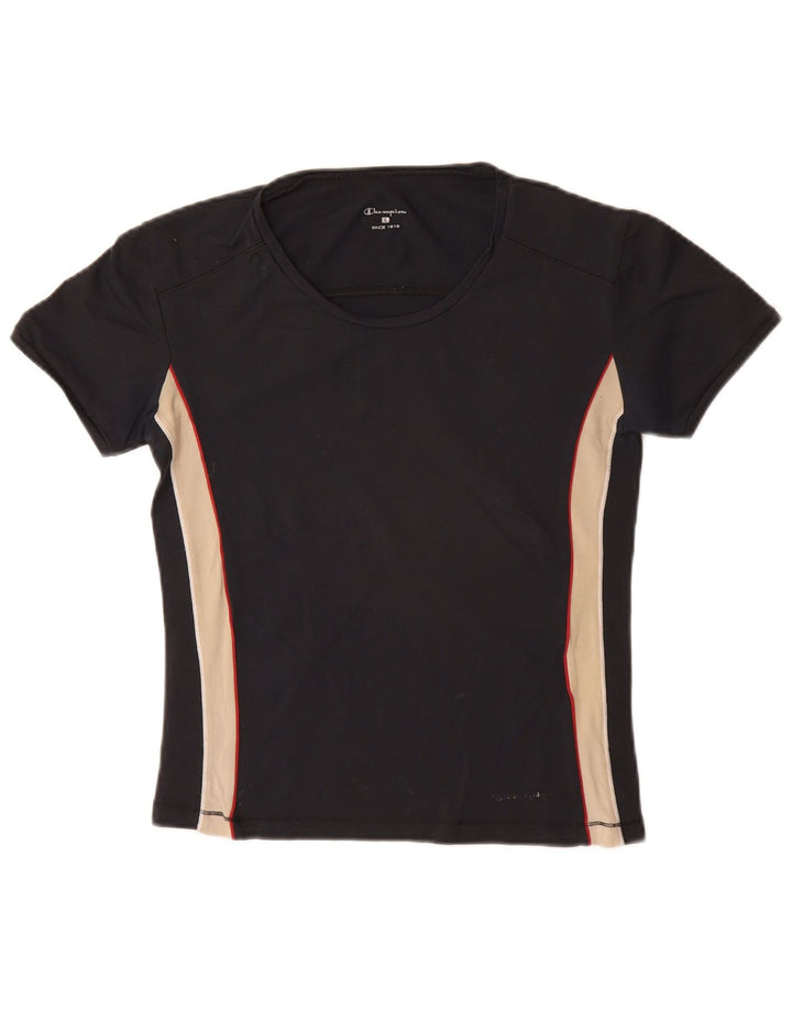 CHAMPION Camiseta para mujer Top UK 40 Large Black Colourblock