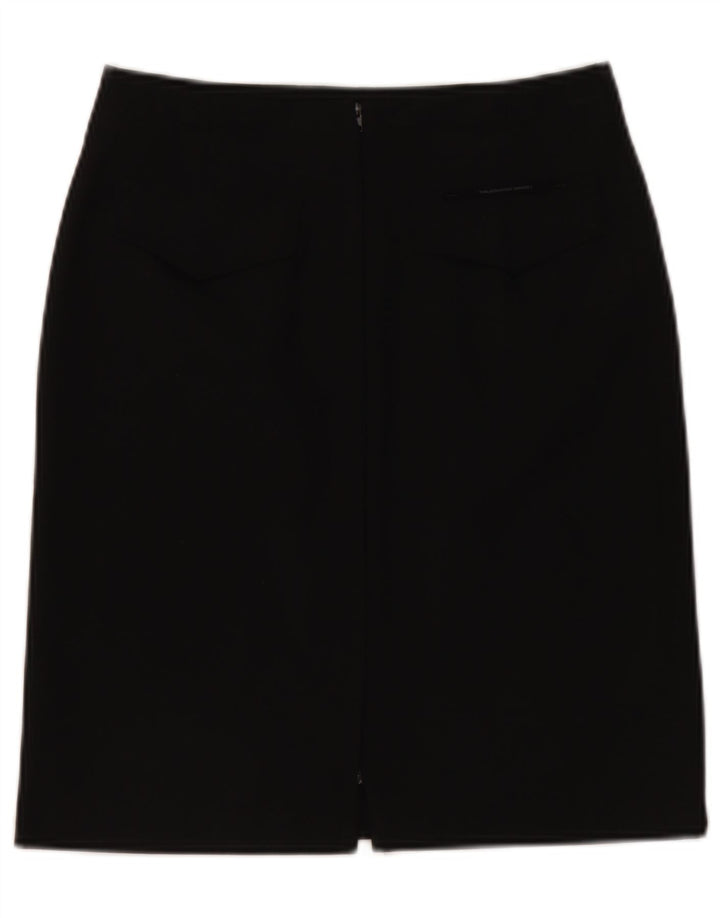 Falda tubo para mujer Trussardi IT 40 Small W28 Poliéster negro