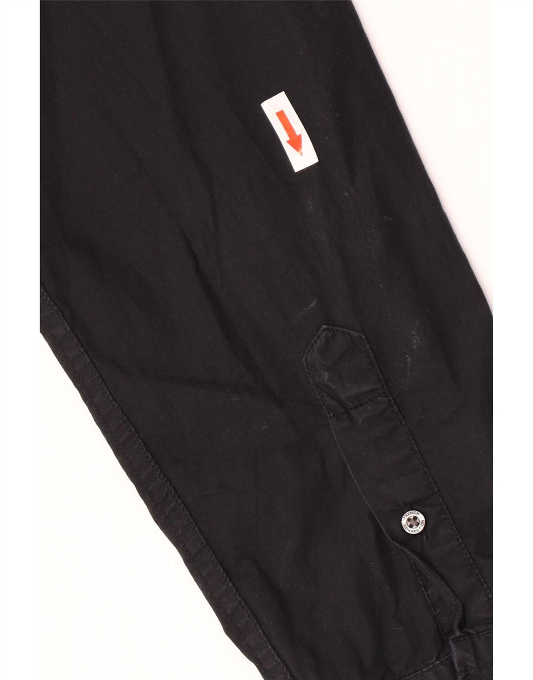 Camisa para hombre French Connection Small de algodón negro