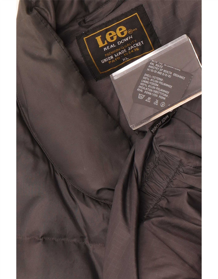 Chaleco acolchado Lee para hombre UK 42 XL Nylon gris