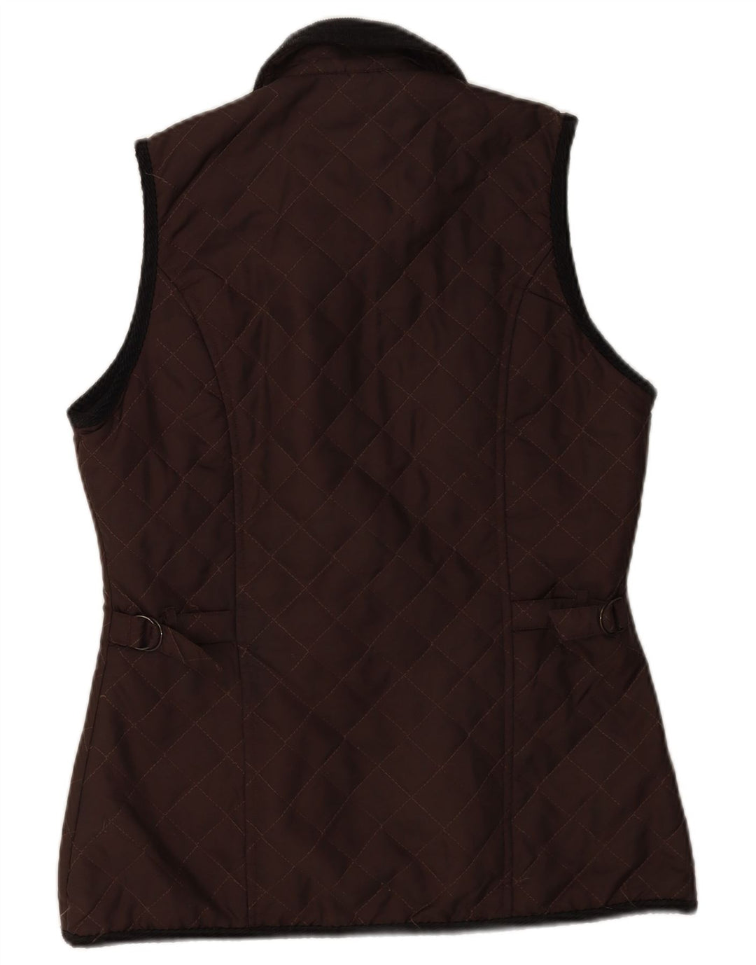 Sud Express Chaleco acolchado para mujer UK 44 Nylon marrón medio