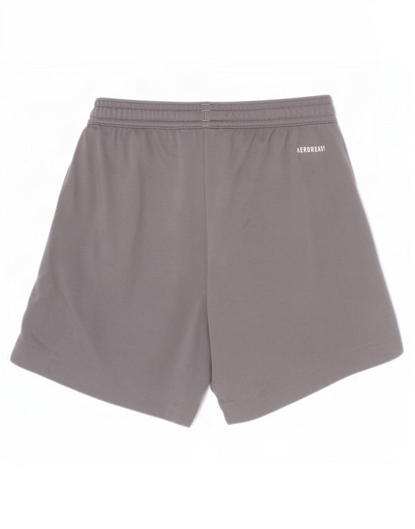Adidas Pantalones cortos deportivos Aeroready para niños 7-8 años Gris Poliéster