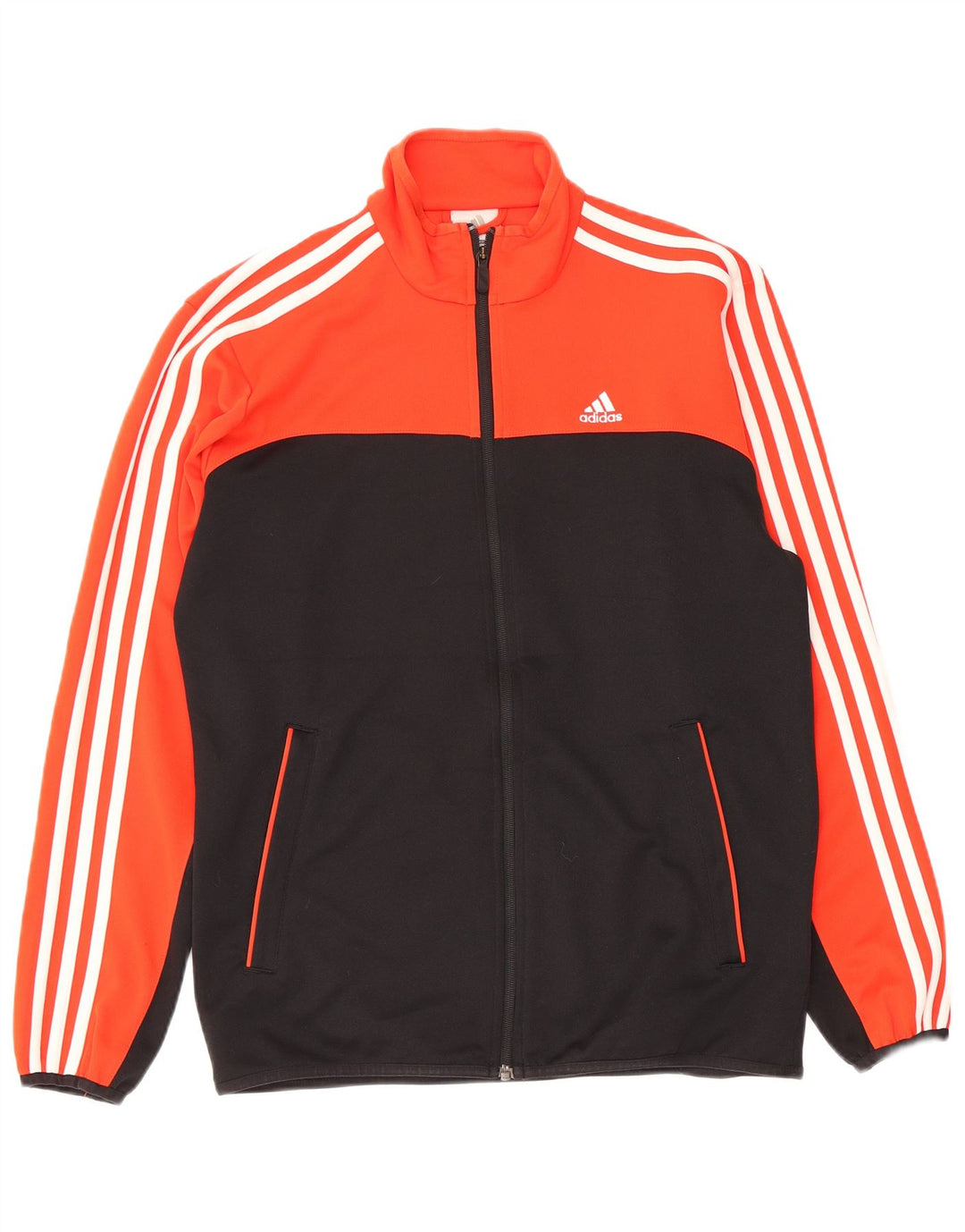 Adidas - Chaqueta de chándal para hombre, talla 38/40, color naranja mediano