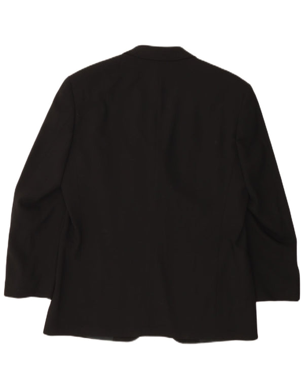 HUGO BOSS Chaqueta tipo blazer de 3 botones para hombre UK 38 Medium Black New Wool