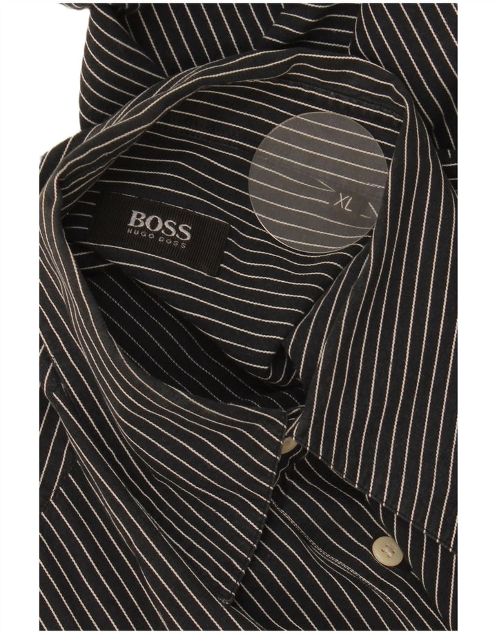 Camisa Hugo Boss Hombre XL Azul Marino Rayas