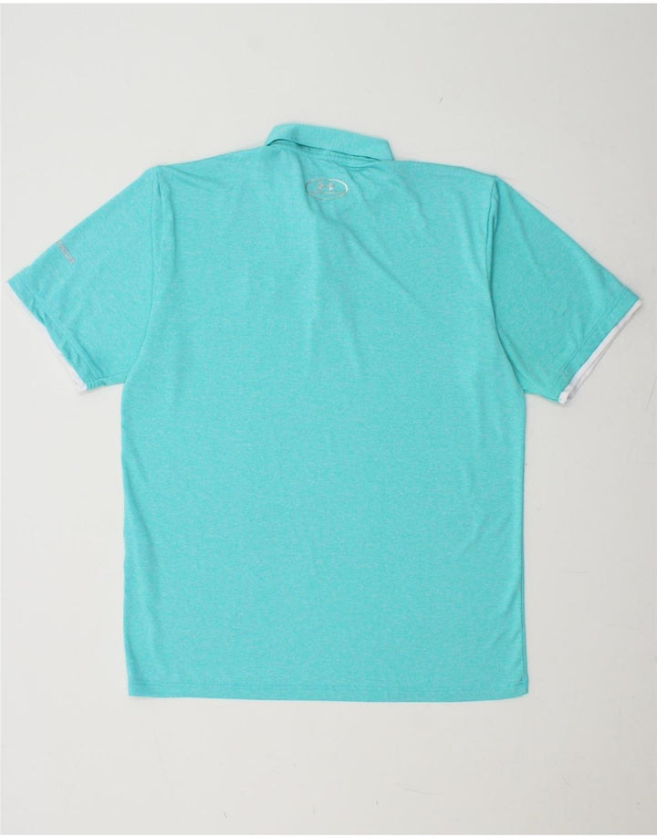 UNDER ARMOUR Polo Heat Gear para hombre XL Azul