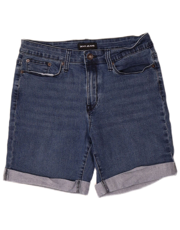 Dkny Pantalones cortos de mezclilla para mujer US 6 Medium W32 Azul