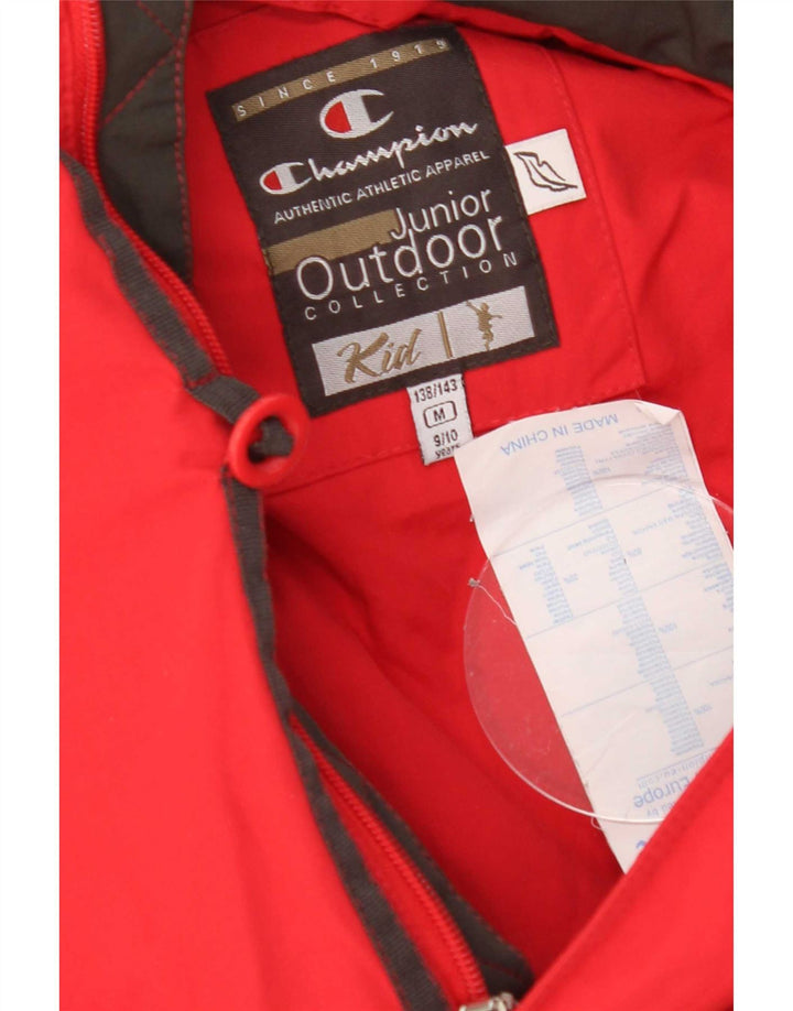 Champion Abrigo acolchado para niños 9-10 años Mediano Nylon rojo