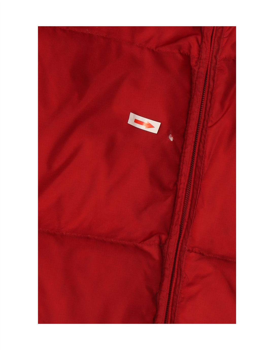 Chaleco acolchado para hombre Gap UK 40 Large Nylon rojo