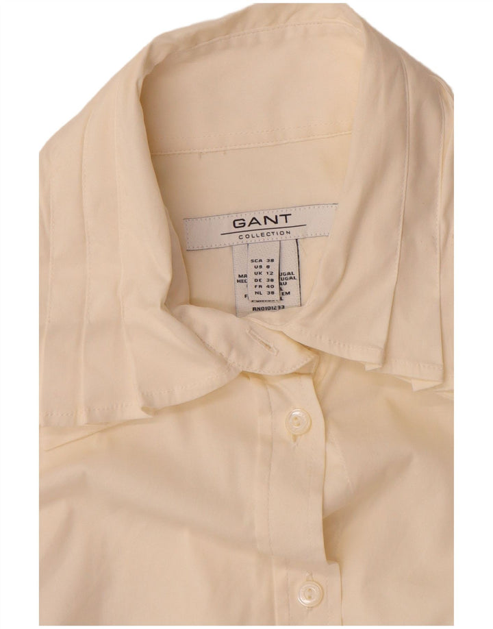 Camisa Gant para mujer UK 12 Medium Off White Cotton