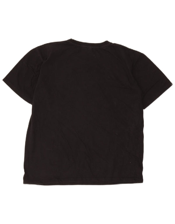Billabong Hombre Camiseta Gráfica Top Medium Negro