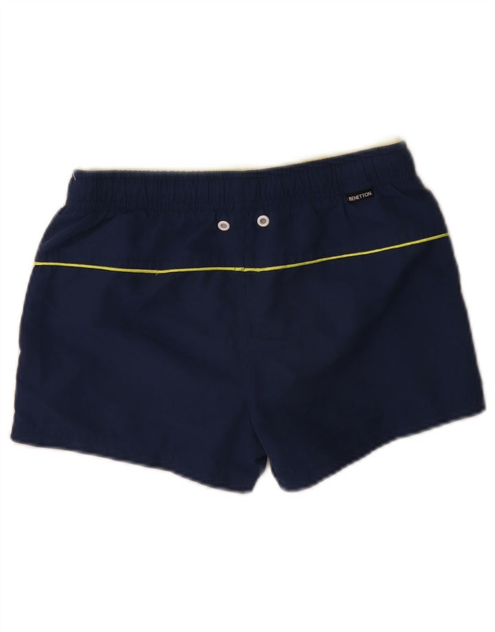Benetton Bañador Corto Niño 10-11 Años XL Azul Poliéster