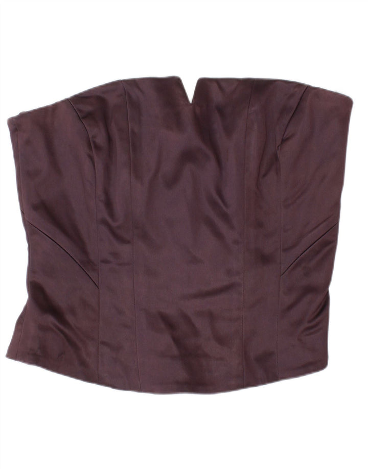 COAST Top corsé para mujer UK 40 Acetato morado mediano