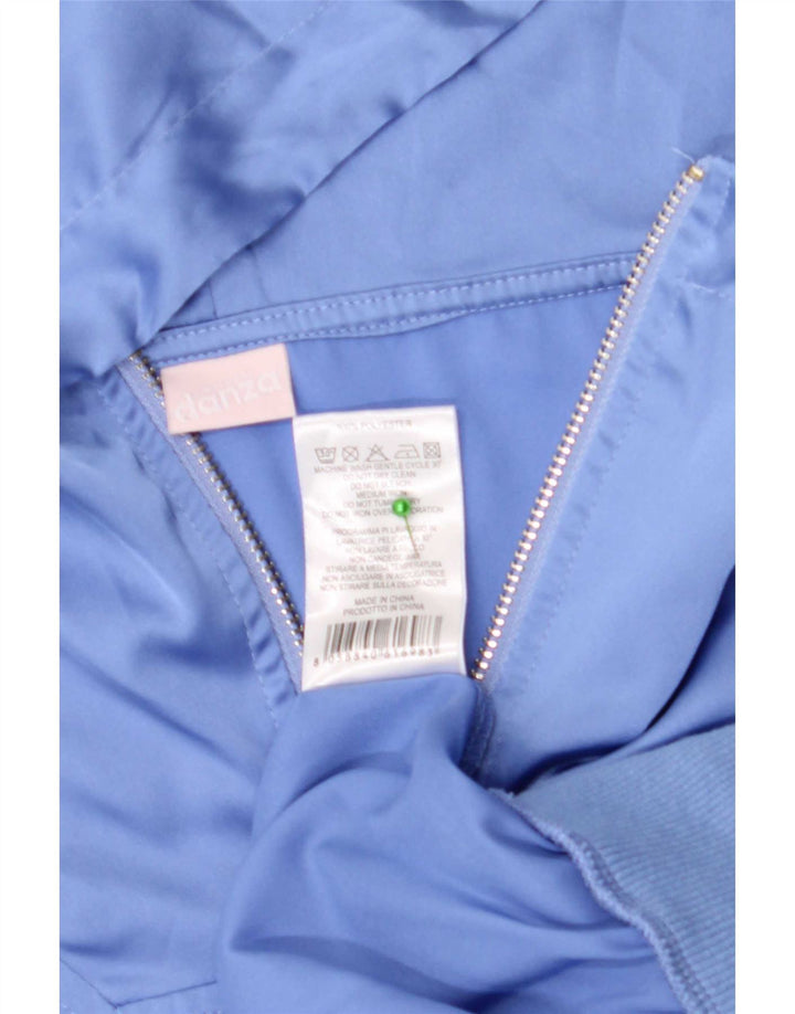 danza Mujer Oversize Jersey Chándal Top Chaqueta UK 40 Azul Medio