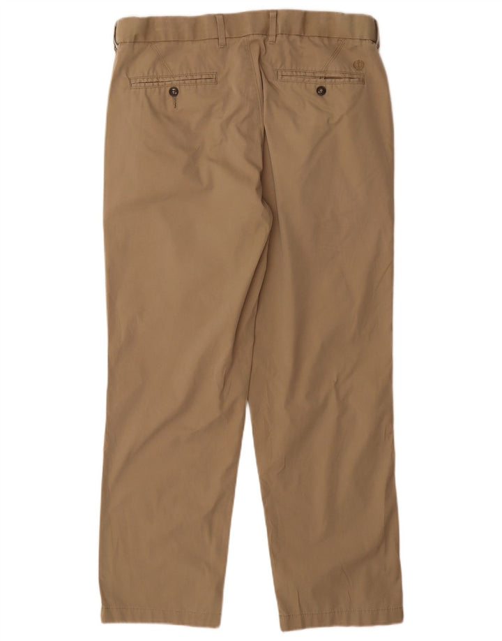 Marks & Spencer Pantalón chino regular para hombre W34 L29 Algodón beige