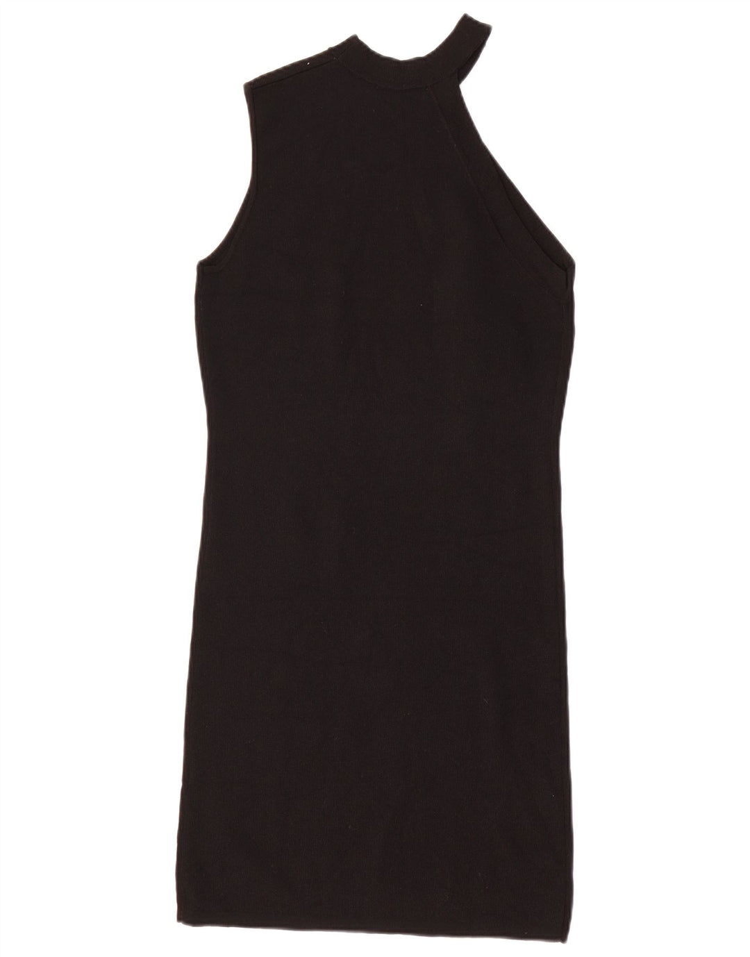 Zara Vestido Ajustado De Un Hombro Para Mujer UK 42 Mediano Negro