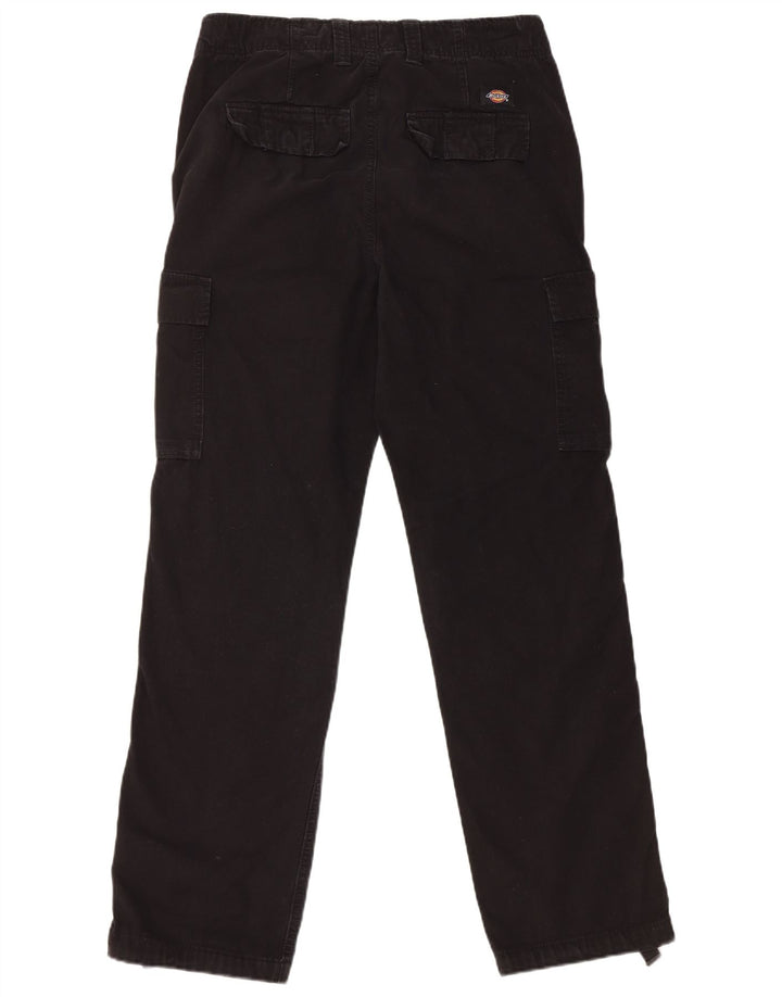 Dickies Pantalones cargo rectos para hombre W30 L30 Algodón negro